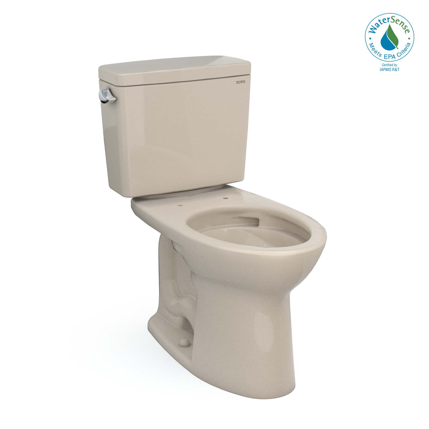 TOTO® Drake® Two-Piece Elongated 1.28 GPF TORNADO FLUSH® Toilet with CEFIONTECT® - CST776CEG