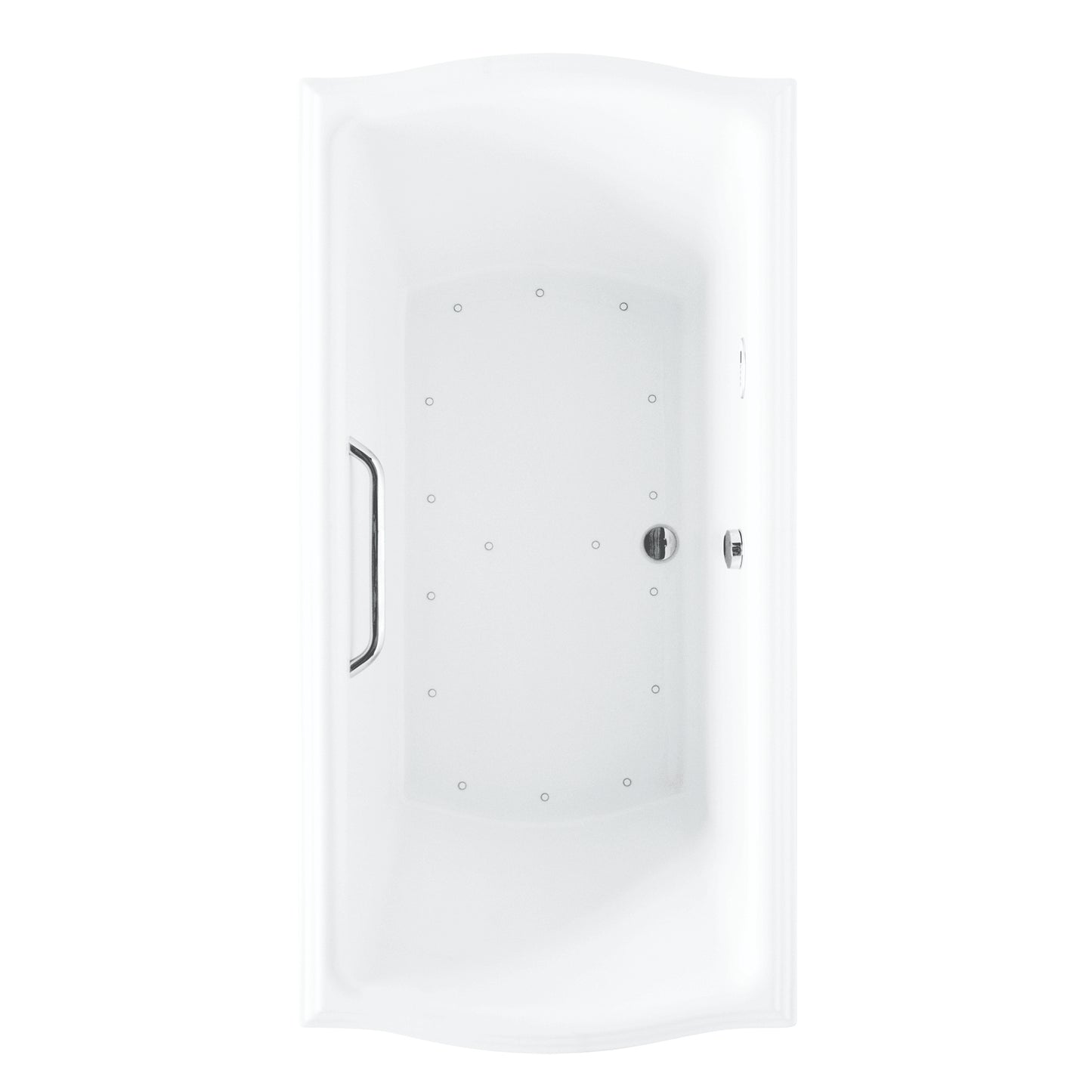 TOTO CLAYTON® Air Bath Acrylic Bathtub with Grab Bar 60" X 32" X 24-3/4" (L Blower) - ABR781T#01YCP