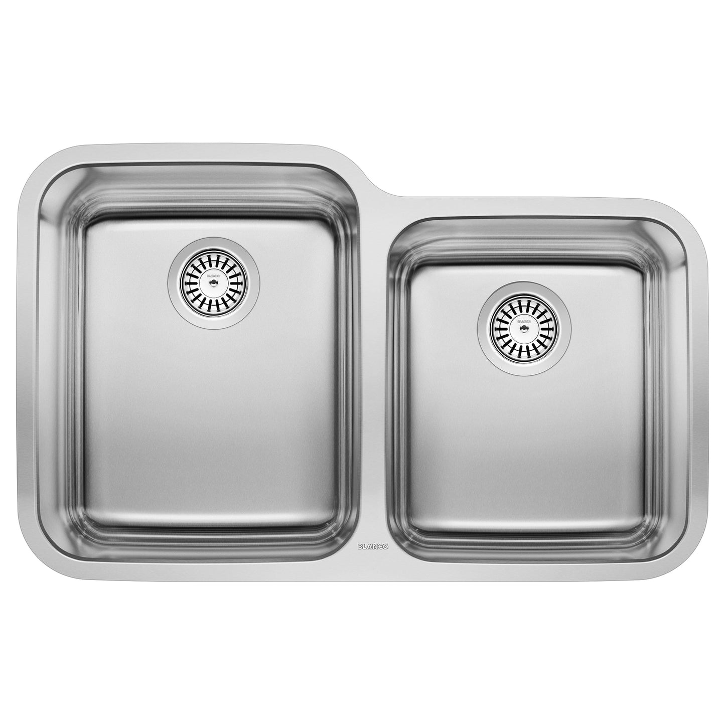 Stellar 32" 60/40 Double Bowl Undermount Stainless Steel Kitchen Sink - 441023