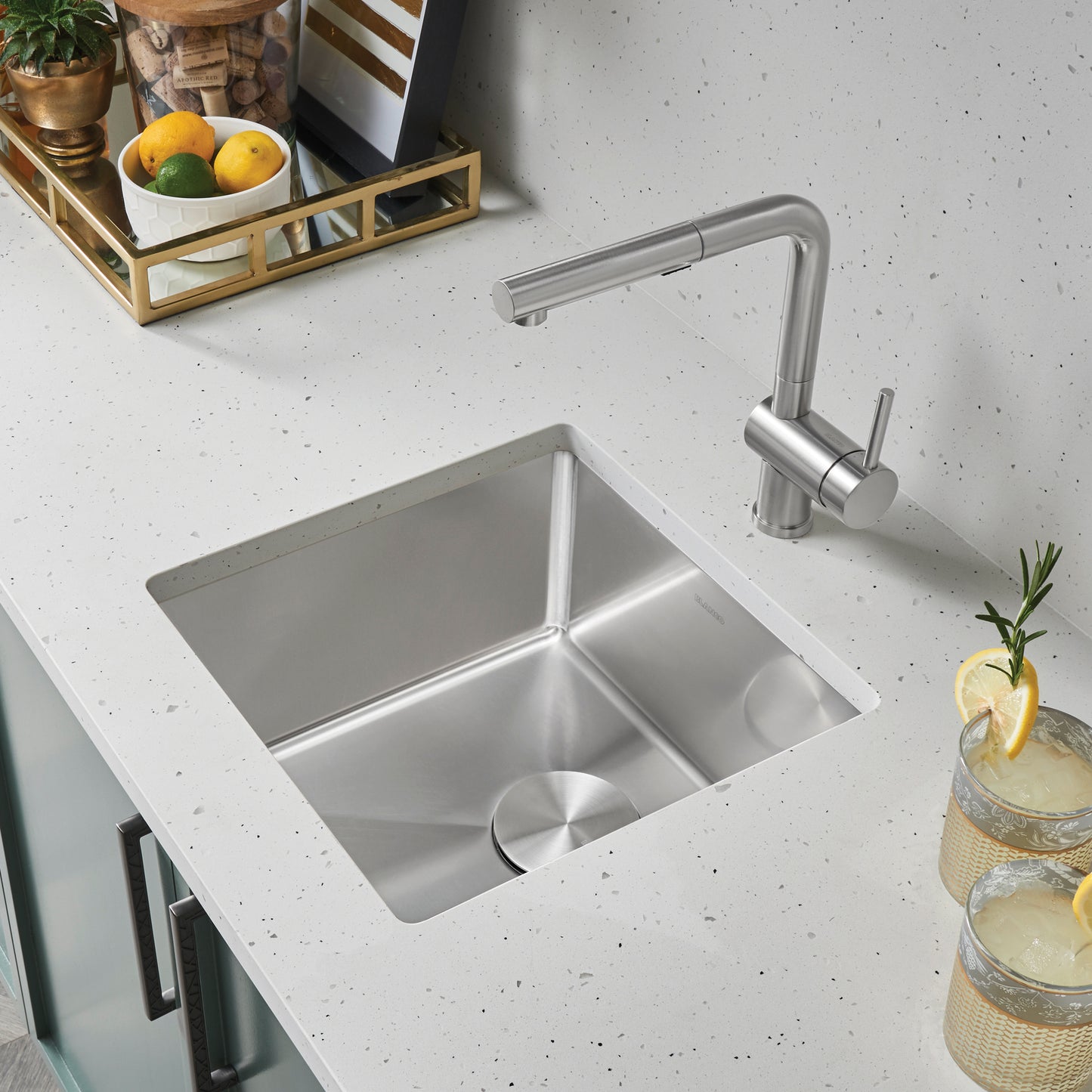 Cuvee R15 17" Undermount Stainless Steel Bar Sink - 524755