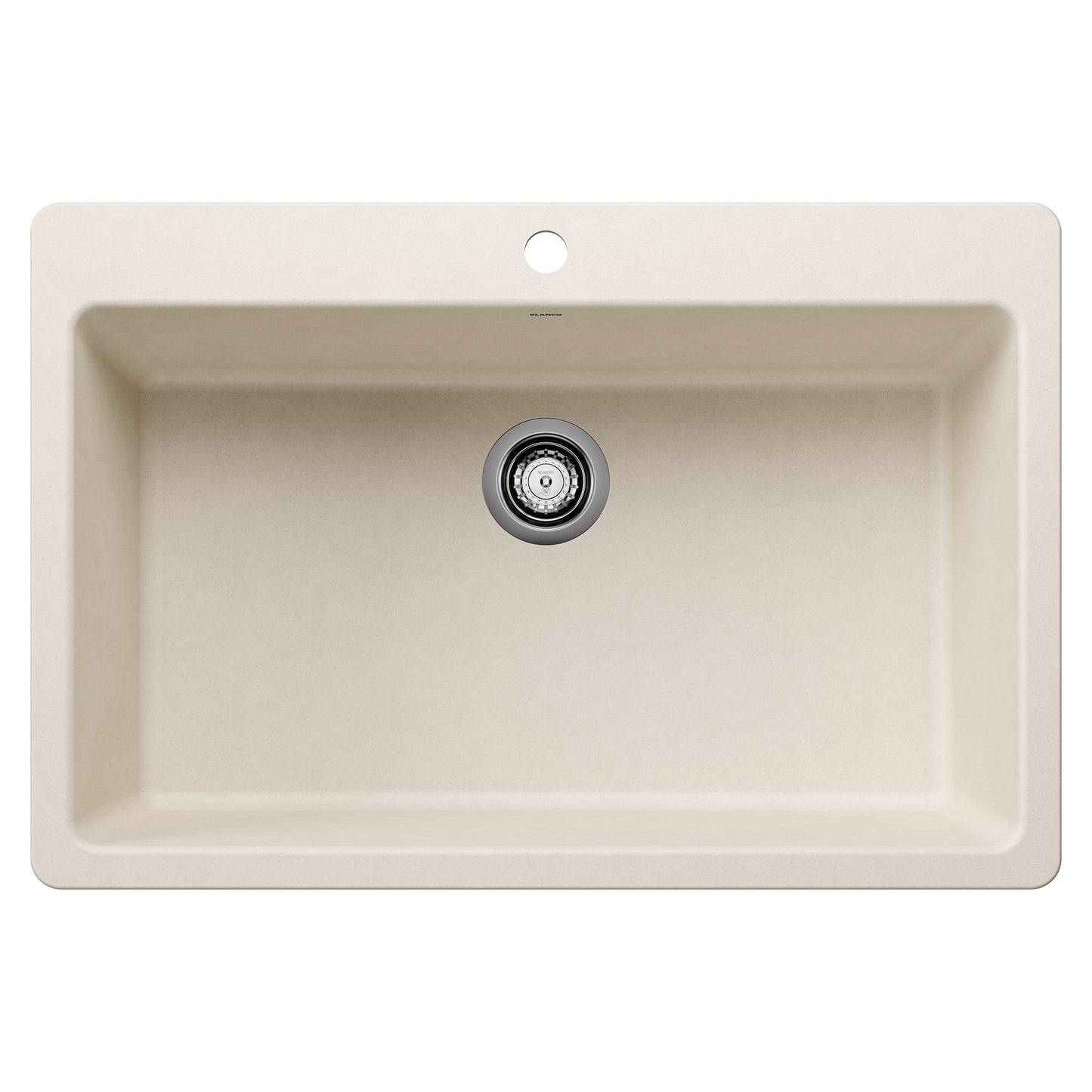 Liven Silgranit 33" Super Single Dual Mount Kitchen Sink - Anthracite - 443195