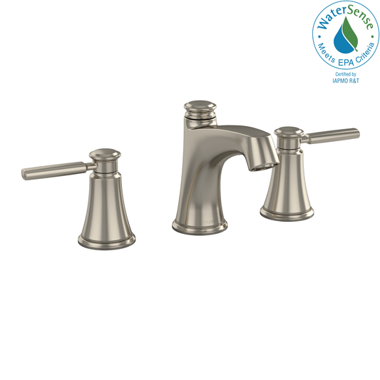 TOTO® Keane™ Two Handle Widespread 1.5 GPM Bathroom Sink Faucet, Brushed Nickel - TL211DDR#BN