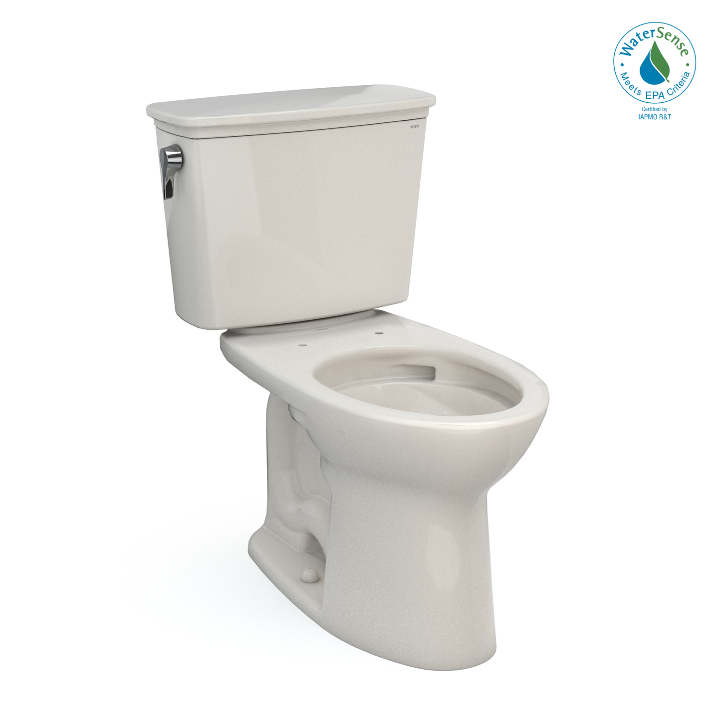 TOTO® Drake® Transitional Two-Piece Elongated 1.28 GPF TORNADO FLUSH® Toilet with CEFIONTECT® - CST786CEG