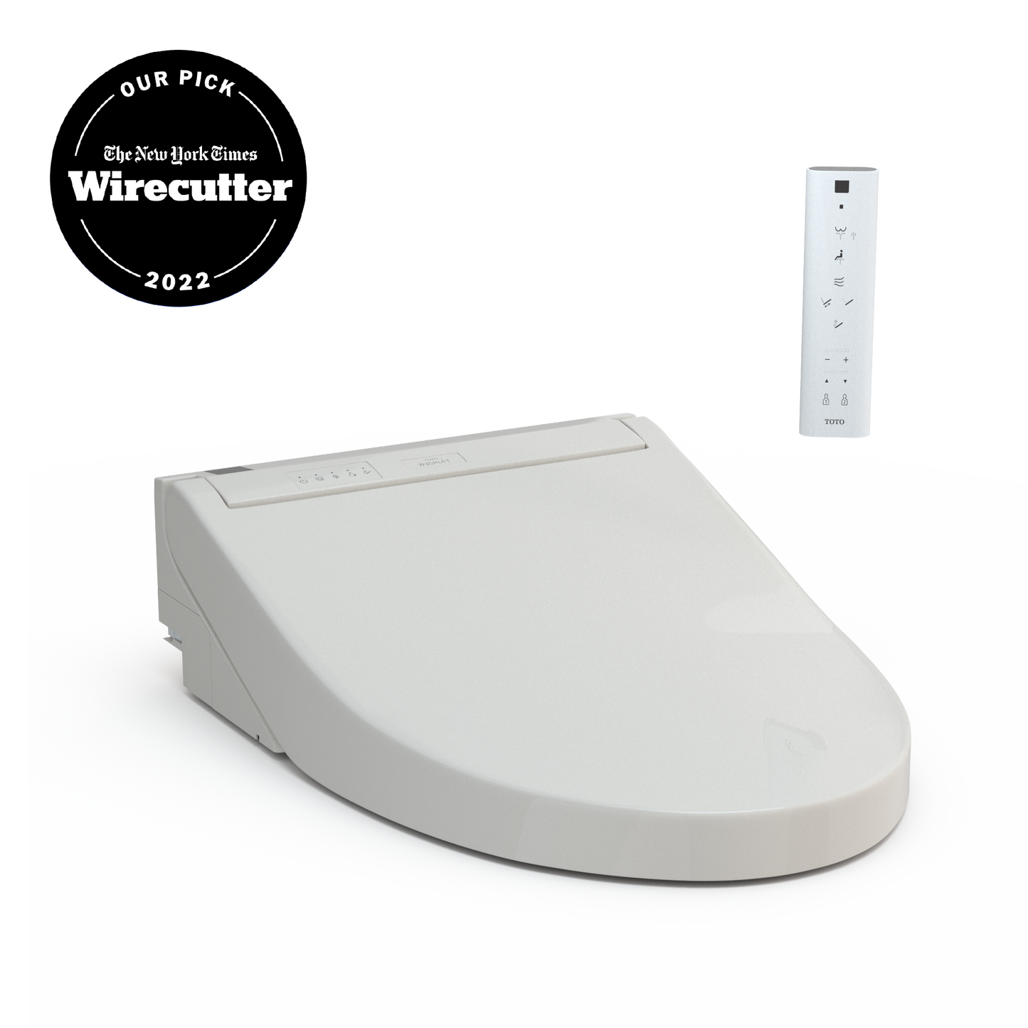 TOTO® WASHLET® C5 Electronic Bidet Toilet Seat with PREMIST and EWATER+ Wand Cleaning, Elongated - SW3084