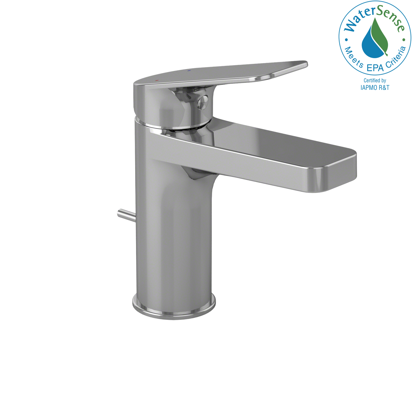 TOTO® Oberon® S Single Handle 1.2 GPM High-Efficiency Bathroom Sink Faucet, Polished Chrome - TL363SD12R#CP