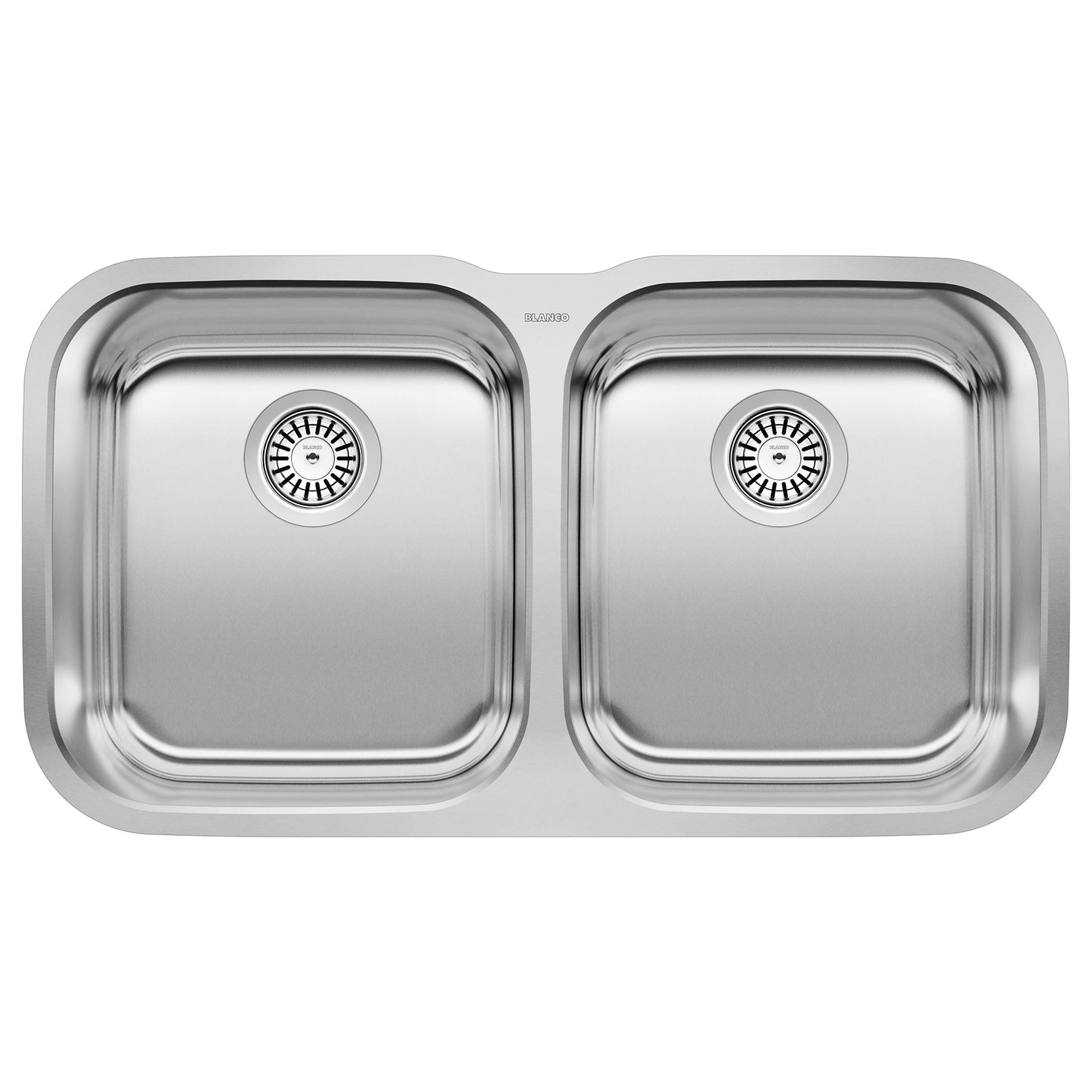 Stellar 33" 50/50 Double Bowl Undermount Stainless Steel Kitchen Sink - 441020