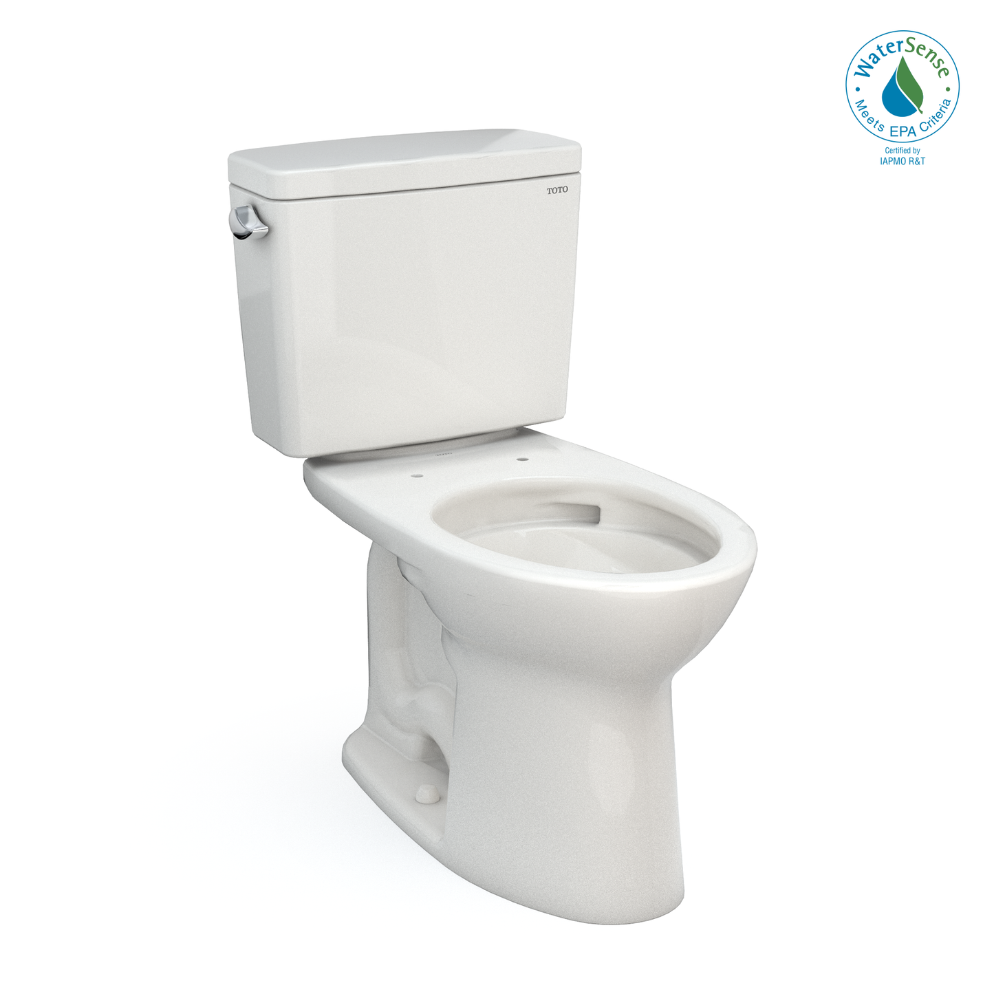 TOTO® Drake® Two-Piece Elongated 1.28 GPF TORNADO FLUSH® Toilet with CEFIONTECT® - CST776CEG