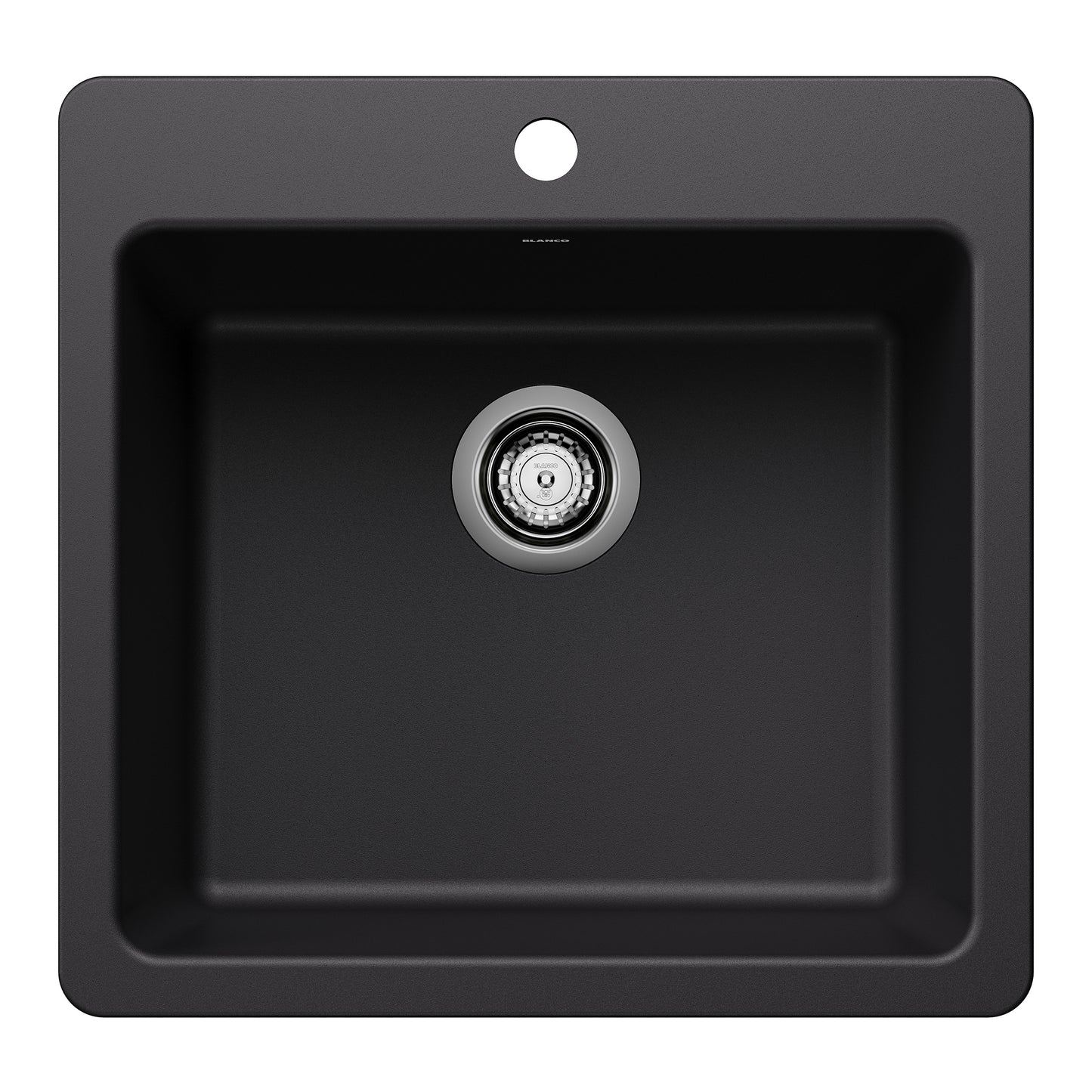 Liven Silgranit 21" Single Bowl Dual Mount Kitchen Sink - Anthracite - 443227