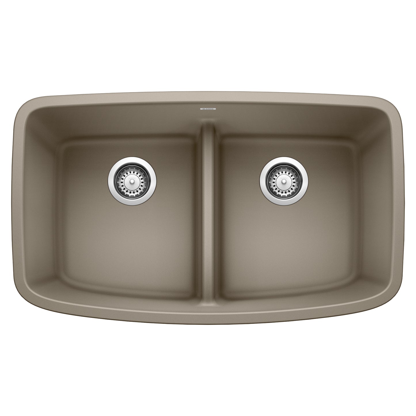 Valea Silgranit 32" 50/50 Double Bowl Undermount Kitchen Sink with Low Divide - Anthracite - 442200