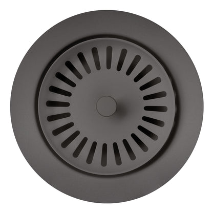 Color-Coordinated Metal Basket Strainer - Anthracite - 240323