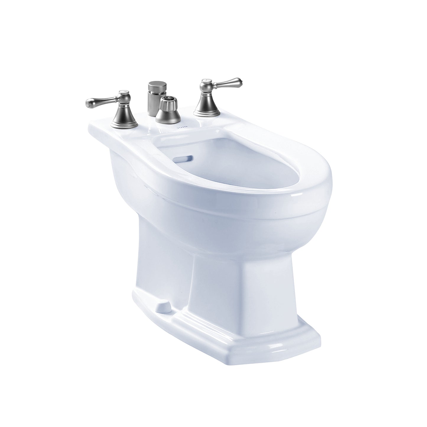 TOTO® Clayton® Deck Mount Vertical Spray Flushing Rim Bidet - BT784B