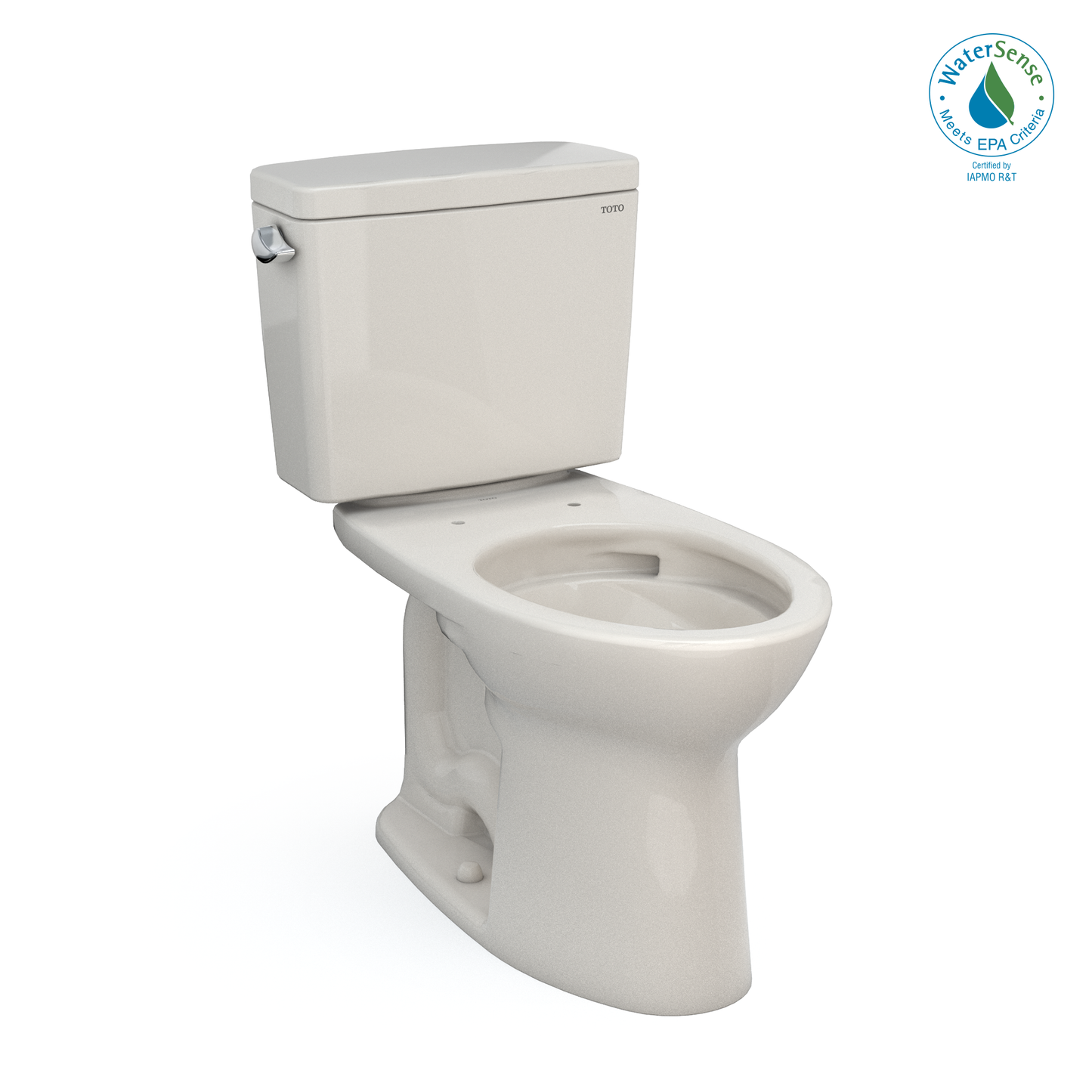 TOTO® Drake® Two-Piece Elongated 1.28 GPF TORNADO FLUSH® Toilet with CEFIONTECT® - CST776CEG