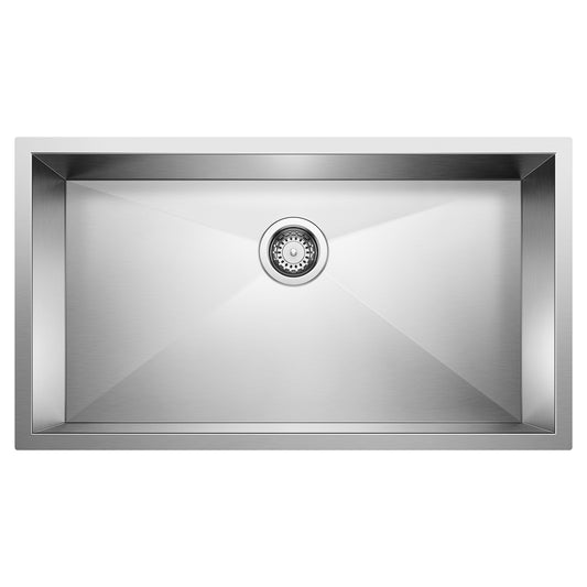 Precision R0 32" Super Single Bowl Undermount Stainless Steel Kitchen Sink - 512747