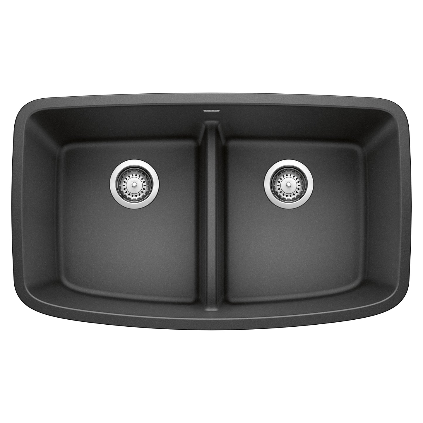 Valea Silgranit 32" 50/50 Double Bowl Undermount Kitchen Sink with Low Divide - Anthracite - 442200