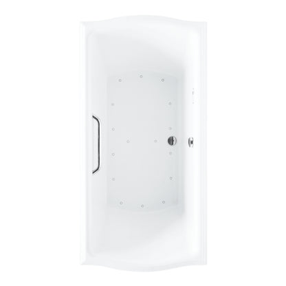 TOTO CLAYTON® Air Bath Acrylic Bathtub with Grab Bar 66" X 36" X 24-3/4" (L Blower) - ABR789T#01YCP