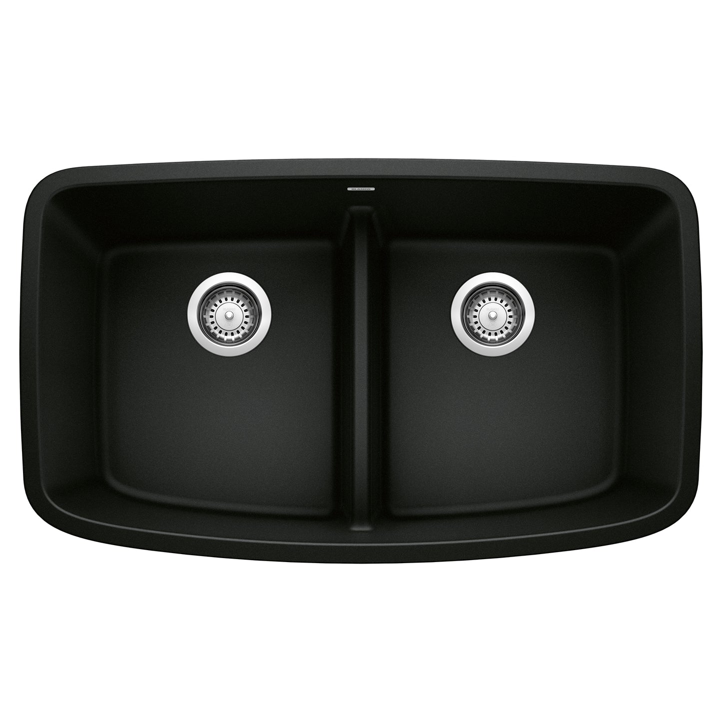 Valea Silgranit 32" 50/50 Double Bowl Undermount Kitchen Sink with Low Divide - Anthracite - 442200