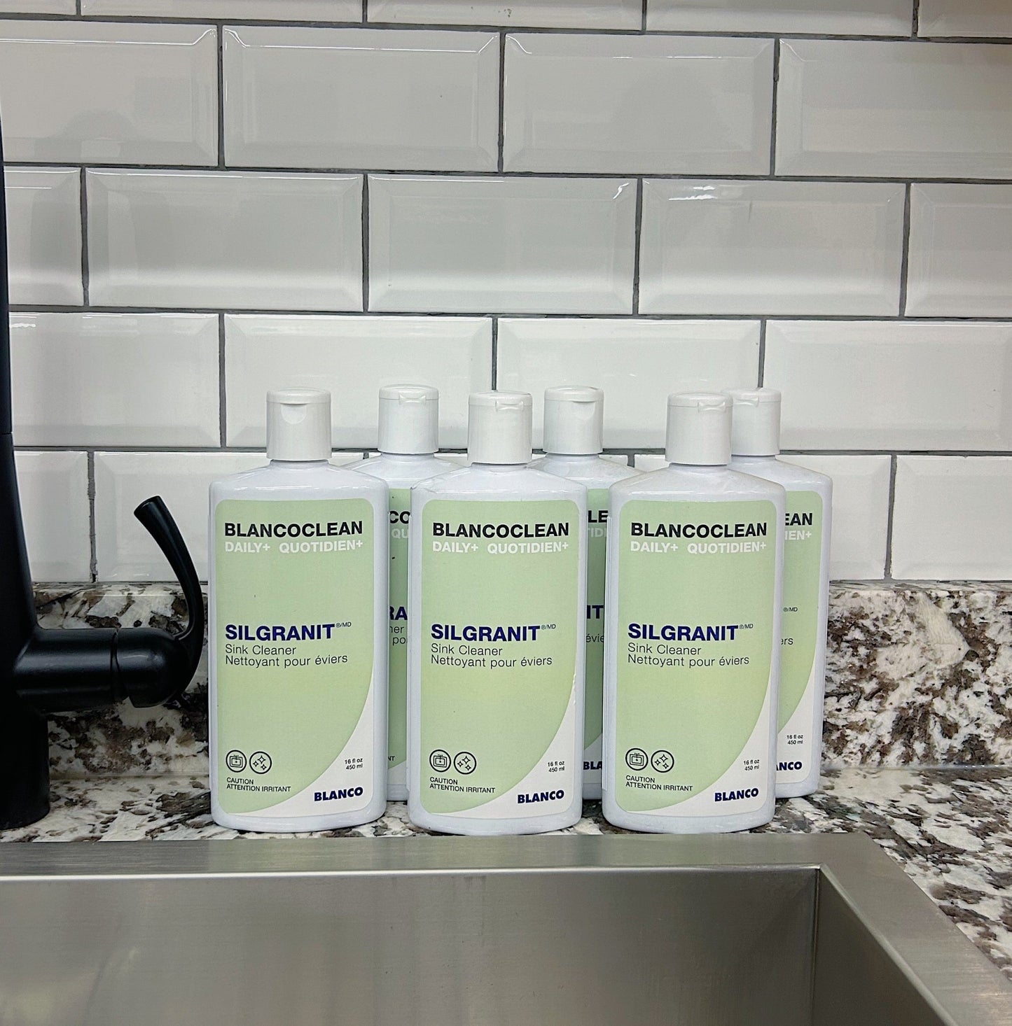 Value Pack BlancoClean Daily+ Silgranit Sink Cleaner 15 oz. (Pack of 5 + 1 Free)