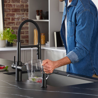 Catris Flexo Filter-Ready Semi-Pro Pull-Down Dual-Spray Kitchen Faucet - Chrome - 442990