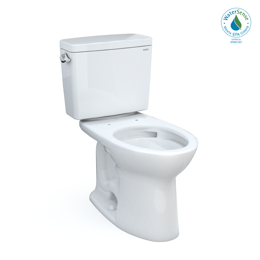 TOTO® Drake® Two-Piece Elongated 1.28 GPF Universal Height TORNADO FLUSH® Toilet with CEFIONTECT® - CST776CEFG