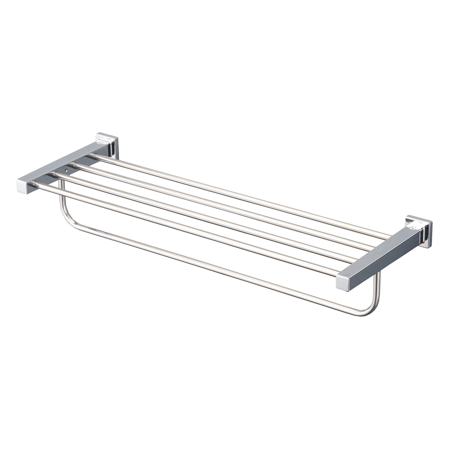 TOTO® L Series Square Towel Shelf with Hanging Bar, Polished Chrome - YTS408BU#CP