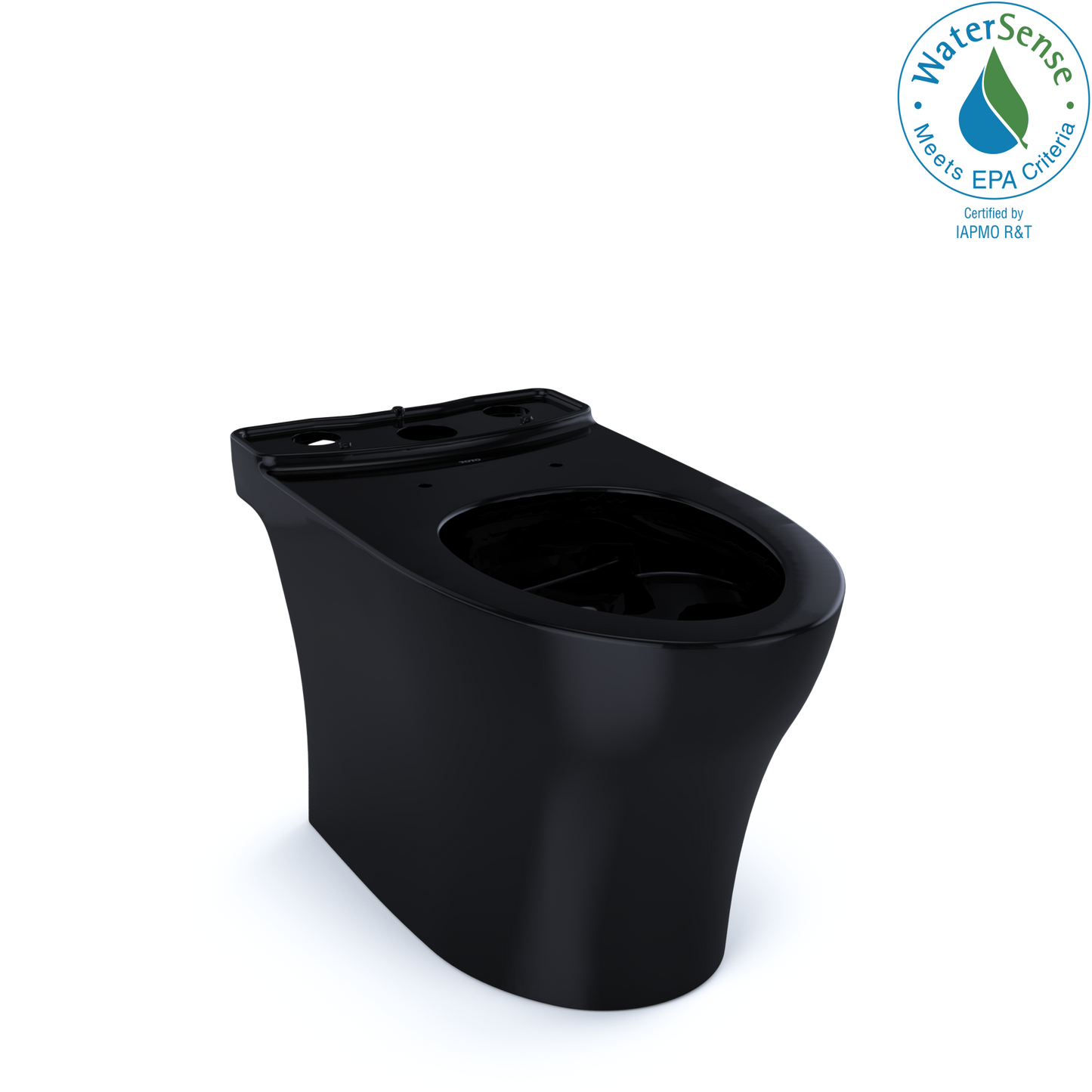 TOTO® Aquia® IV Elongated Universal Height Skirted Toilet Bowl, WASHLET®+ Ready, Ebony - CT446CEFNT40#51