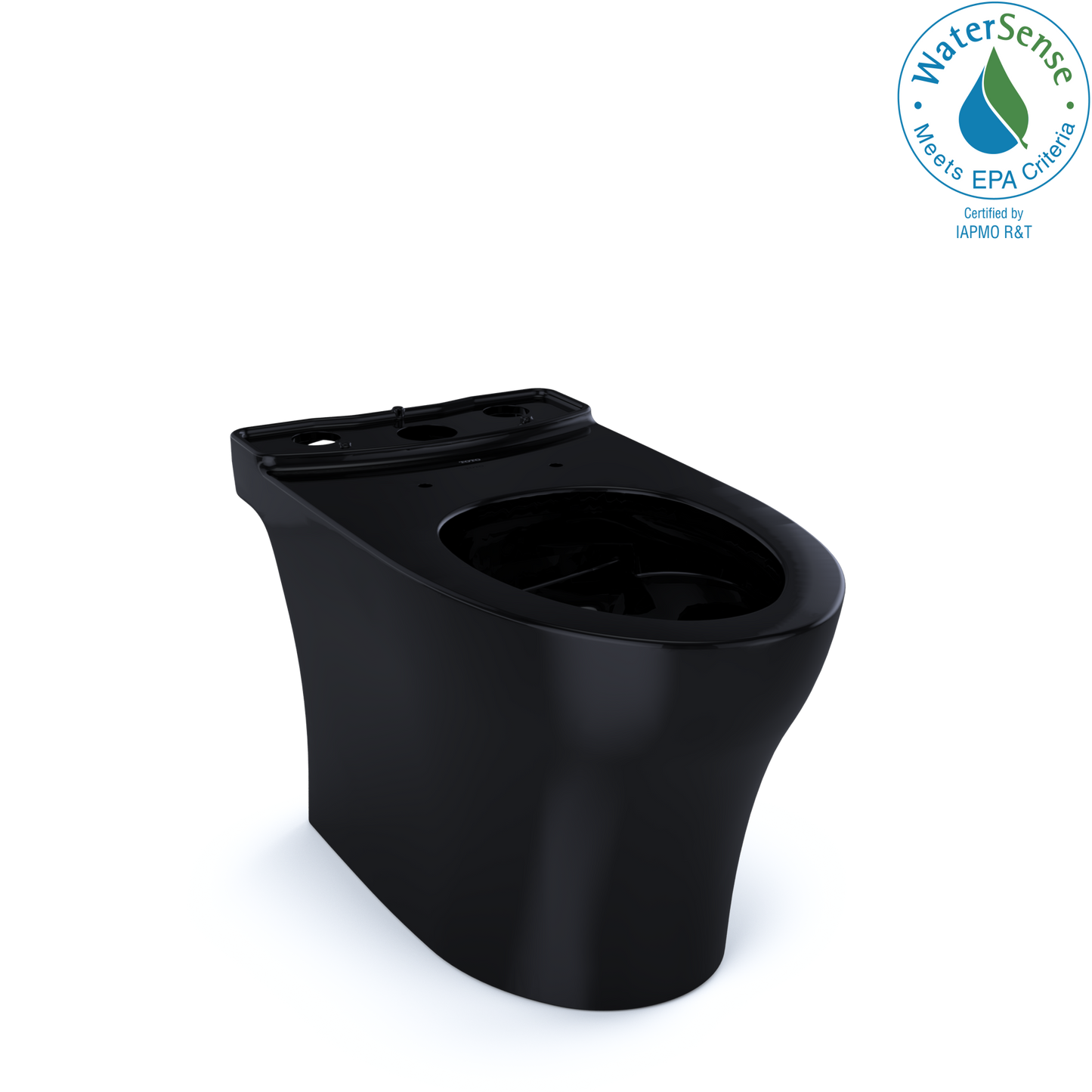 TOTO Aquia IV WASHLET+ Elongated Skirted Toilet Bowl, Ebony - CT446CENT40#51