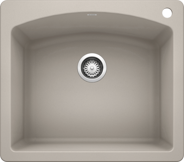 Blanco Diamond Single Bowl Dual Mount Silgranit Kitchen Sink