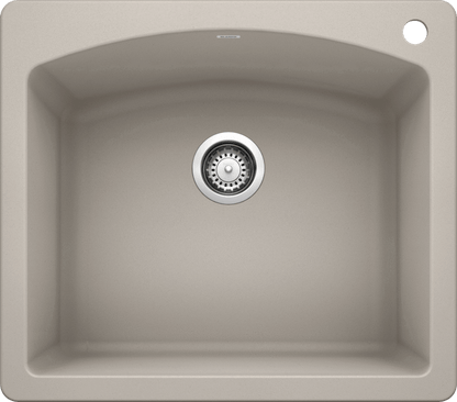 Blanco Diamond Single Bowl Dual Mount Silgranit Kitchen Sink