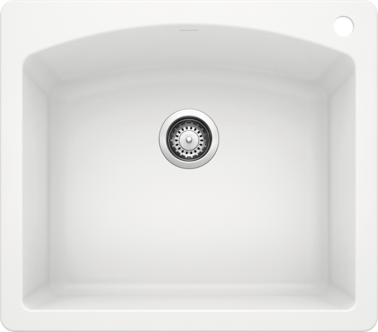 Blanco Diamond Single Bowl Dual Mount Silgranit Kitchen Sink
