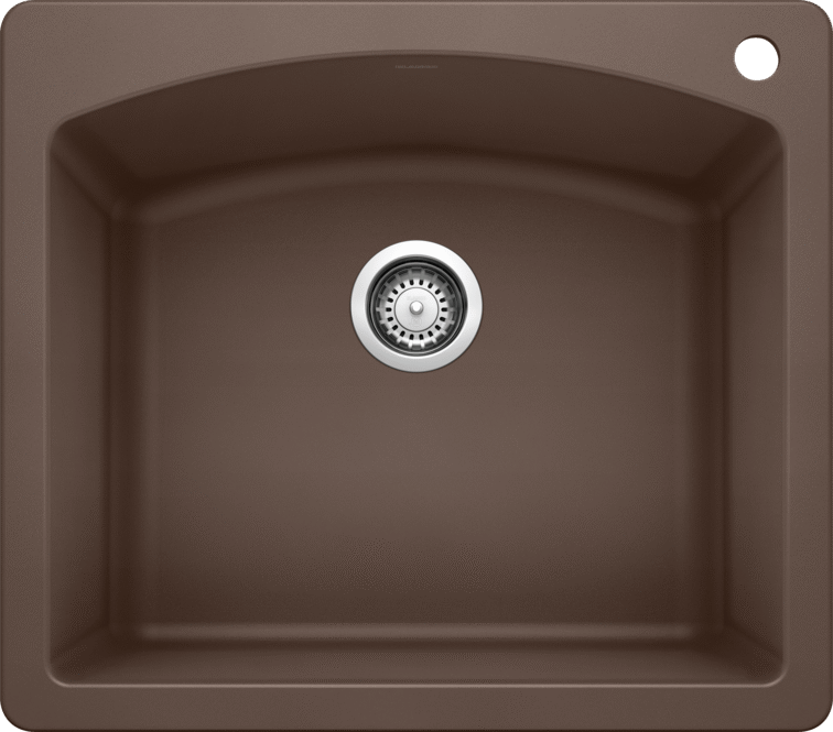 Blanco Diamond Single Bowl Dual Mount Silgranit Kitchen Sink