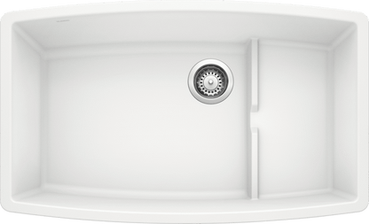 Blanco Performa 32" Cascade Silgranit Kitchen Sink in White