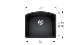 Load image into Gallery viewer, Blanco Diamond Single Bowl Silgranit Kitchen Sink Kitchen Sinks BLANCO   