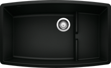 Load image into Gallery viewer, Blanco Performa 32&quot; Cascade Silgranit Kitchen Sink Kitchen Sinks BLANCO Coal Black  