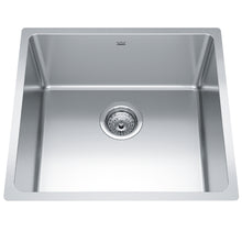Load image into Gallery viewer, Brookmore Collection 20&quot; Undermount Single Bowl Stainless Steel Kitchen Sink Sink Kindred   