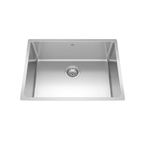 Brookmore Collection 25" Undermount Single Bowl Stainless Steel Kitchen Sink Sink Kindred   