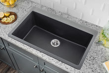 Load image into Gallery viewer, Cahaba Dual Mount 33 in. x 20-7/8 in. Quartz Kitchen Sink in Gray Kitchen Sinks Cahaba Gray  