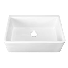 Load image into Gallery viewer, Cahaba 30 in. Single Bowl Farmhouse Fireclay Kitchen Sink - CAFC30SB Kitchen Sinks Cahaba   