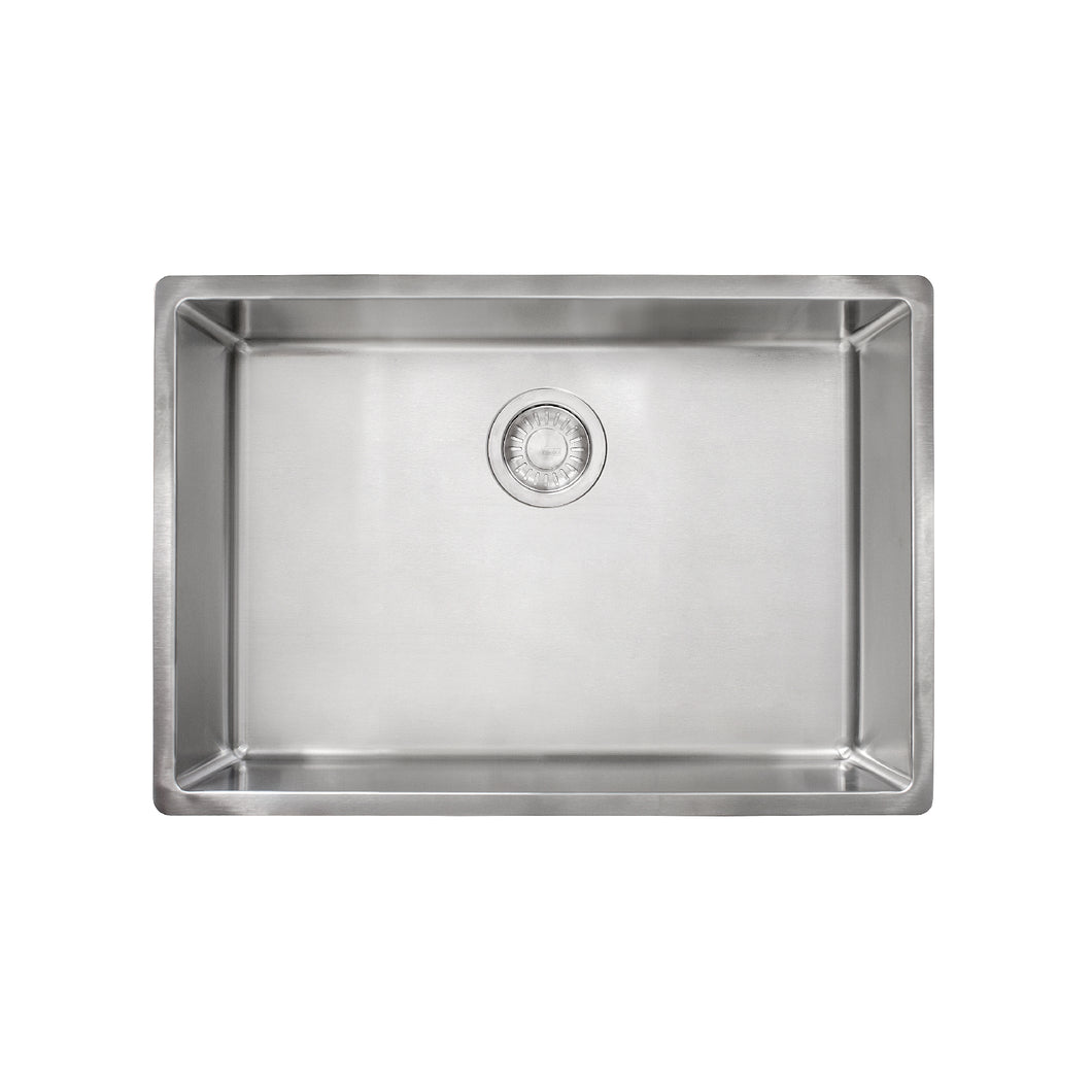 Franke Cube 26.62 x 17.7 Stainless Steel Undermount Single Bowl Sink - CUX11025-8 Sink Franke   
