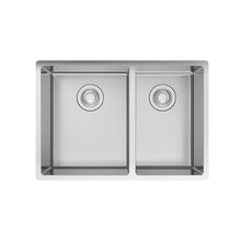 Load image into Gallery viewer, Franke Cube 25.65 x 17.7 18 Gauge Stainless Steel Undermount Double Bowl Sink Sink Franke   