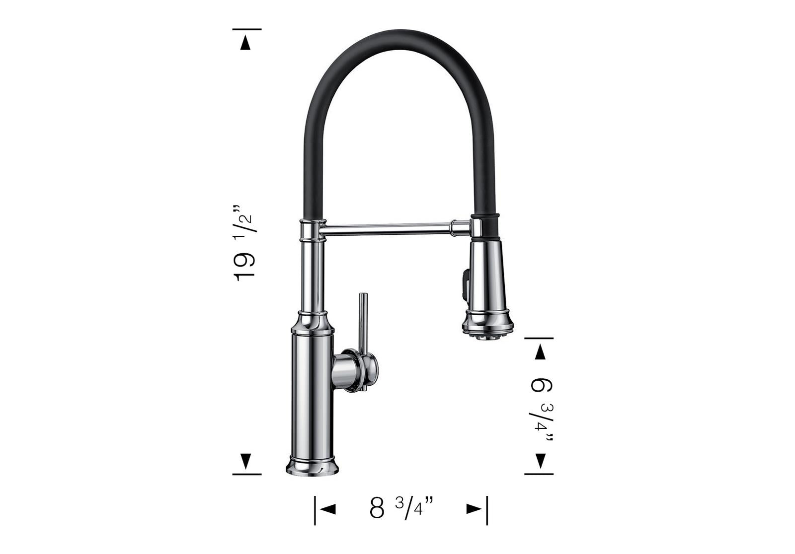 Blanco Empressa Semi-Pro Kitchen Faucet 1.5 GPM