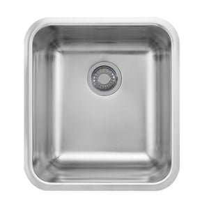 Franke Grande 19.75-in. x 21.5-in. 18 Gauge Stainless Steel Undermount Single Bowl Kitchen Sink - GDX11018 Sink Franke   