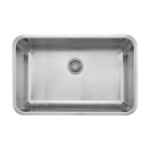 Franke Grande 30.12-in. x 19.1-in. 18 Gauge Stainless Steel Undermount Single Bowl Kitchen Sink - GDX11028 Sink Franke   