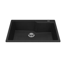 Load image into Gallery viewer, Granite Series 30&quot; Drop In Single Bowl Granite Kitchen Sink, MGSM2031-9 Sink Kindred Onyx  