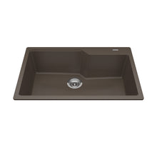 Load image into Gallery viewer, Granite Series 30&quot; Drop In Single Bowl Granite Kitchen Sink, MGSM2031-9 Sink Kindred Storm  
