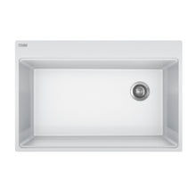 Load image into Gallery viewer, Franke Maris 33.0-in. x 22.0-in. Granite Topmount Single Bowl Kitchen Sink - MAG61031OW Sink Franke White  