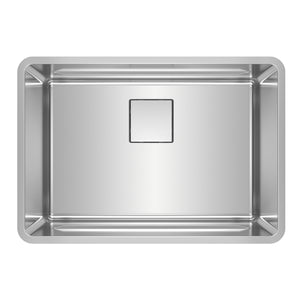 Franke Pescara 26.5-in. x 18.5-in. 18 Gauge Stainless Steel Undermount Single Bowl Kitchen Sink - PTX110-25 Sink Franke   