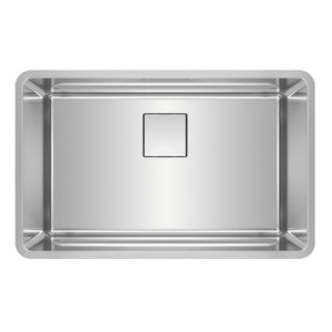 Franke Pescara 29.5-in. x 18.5-in. 18 Gauge Stainless Steel Undermount Single Bowl Kitchen Sink - PTX110-28 Sink Franke   