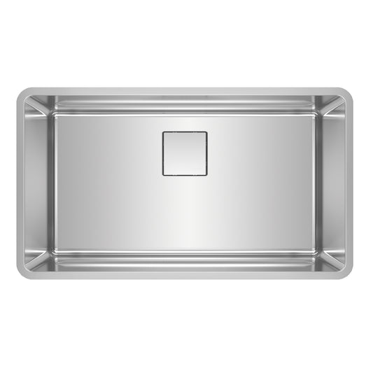 Franke Pescara 32.5-in. x 18.5-in. 18 Gauge Stainless Steel Undermount Single Bowl Kitchen Sink - PTX110-31 Sink Franke   