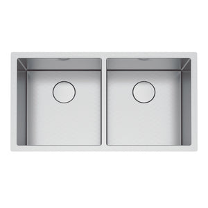 Franke Professional 2.0 35.5-in.. x 19.5-in.. 16 Gauge Stainless Steel Undermount Double Bowl Kitchen Sink - PS2X120-16-16 Sink Franke   