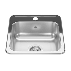 Reginox Drop In Stainless Steel Hospitality Sink, RSL1515 Sink Kindred 1  